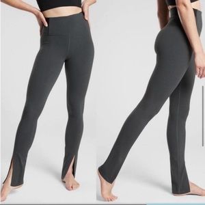 Athleta XLT Black Leggings - Aura Split Pants